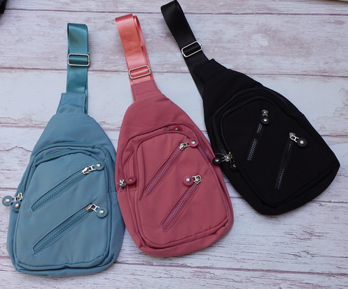 Mochila Pechera Urbana - Estilo Y Comodidad Agua Liso