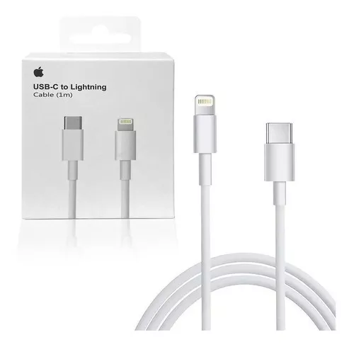 Cable 1m Lightning a USB 2.0 Blanco - Cables Lightning