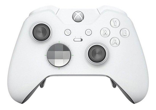 Controle joystick sem fio Microsoft Xbox Mando inalámbrico Xbox One Elite branco