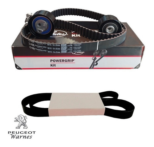 Kit Distribucion Gates + Poly V Para Peugeot 301 1.6 N