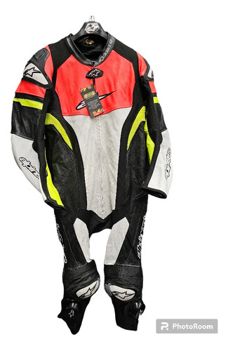 Traje Mono Piel Para Motociclista 