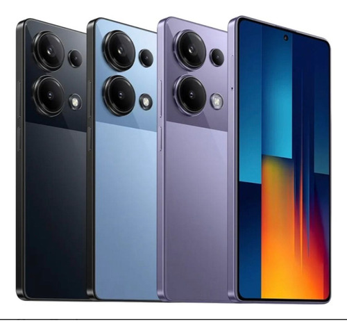Teléfono inteligente negro Poco M6 Pro 12/512 gb versión global con