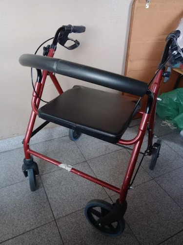 Andador Ruedas/freno/asiento/canasto/leer Bien Detalle Envio (Usado)