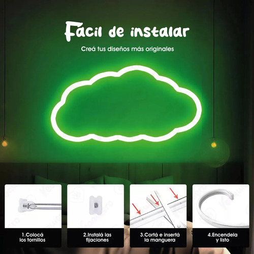 Luz Manguera Neon Sin Fuente Naranja Led Flexible 5mts Veoquiero