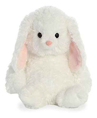 Peluche De Conejo Mide 12 Pulgadas, Color  Blanco