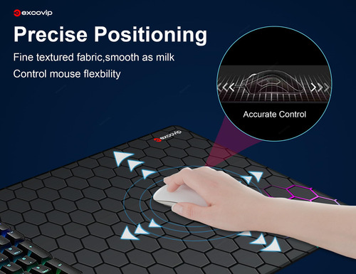 Mouse Pads, Mouse Pad Gamer Profissional, Base De Borracha