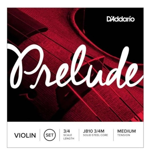 Daddario Prelude Violin Medium 3/4 Encordado J8103/4m