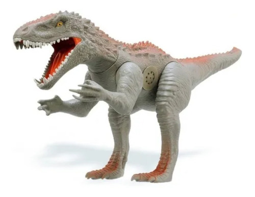 Dinossauro Tiranossauro Rex Grande 60 Cm C/ Som Menino 