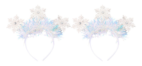 Diadema Fina Con Forma De Copos De Nieve Con Forma De Copo D