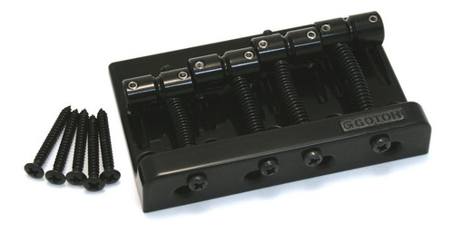 Imagen 1 de 9 de Puente Bajo 4 Cuerdas Gotoh 201 Negro Jazz Bass Presicion