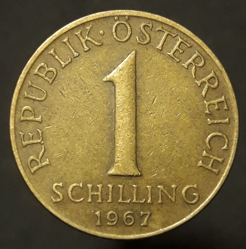 Moneda Austria 1 Schilling 1967