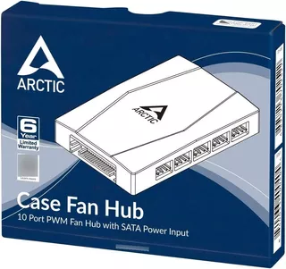 Arctic Case Fan Hub-distribuidor 10 Ventiladores Pwm Premium