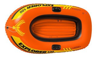 Imagen 3 de 4 de Bote Gomón Inflable 1 Persona Explorer 100 Intex