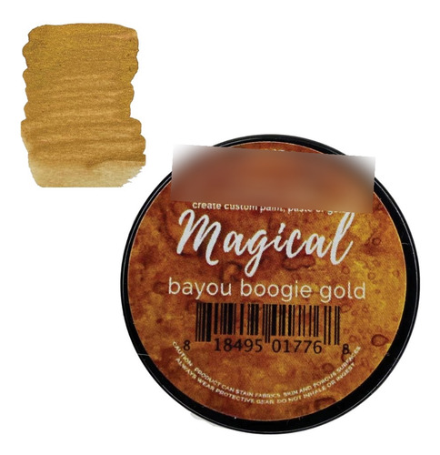 Pigmento Dorado Magico Multicolor Acuarela Papel Madera