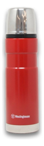 Termo Westinghouse De Acero Inoxidable De 500ml Color Rojo