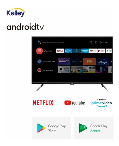 Imagen 5 de 8 de Televisor Kalley 32 Smart K-atv32hd Android Bluetooth