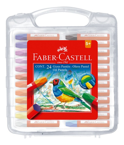 Oleo Pasteles X 24 Faber Castell Colores Clásicos 