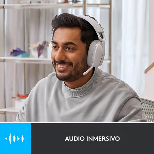 Audifono Bluetooth Logitech Zone Vibe 100 White Color Blanco
