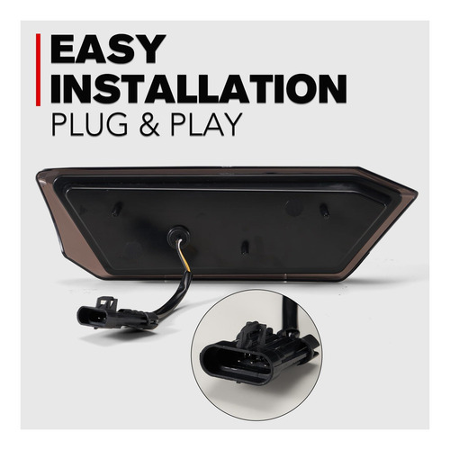 Luces Traseras Led Ahumadas De Aupower Para Polaris Rzr S Xp