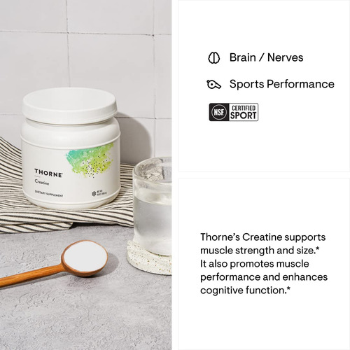 Creatina Thorne Creapure Monohidratada Em Pó