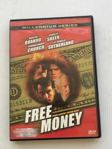 Dvd Free Money Marlon Brando Físico Original