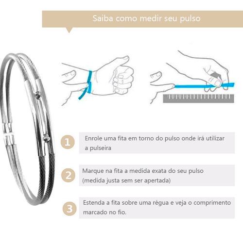 Bracelete Masculino Aço Inox Com Prata 950 Lisa Dupla