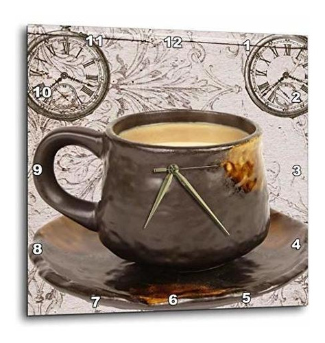 Dpp 110231 Ps Clásico Coffee Time Vintage Stop Relojes Arte 