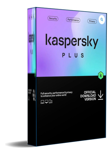 Antivirus Kaspersky 2024 1 Año Plus  