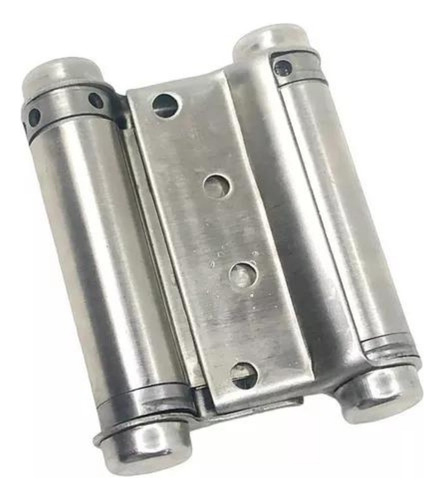 Bisagra Acero Inox Doble Acción Vaiven 3 Pulgadas X2 Bronzen
