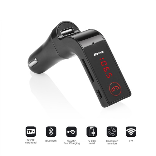 Receptor Bluetooth Autos Transmisor Car G7. Carga Usb