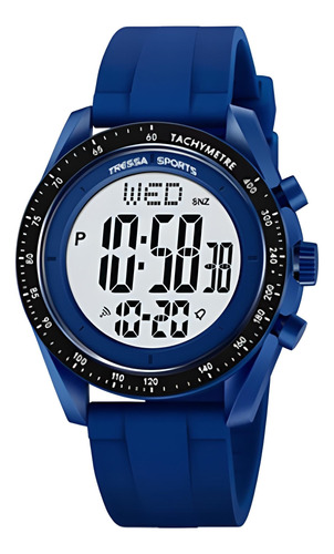 Reloj Tressa Jairo Unisex Digital Luz Alarma