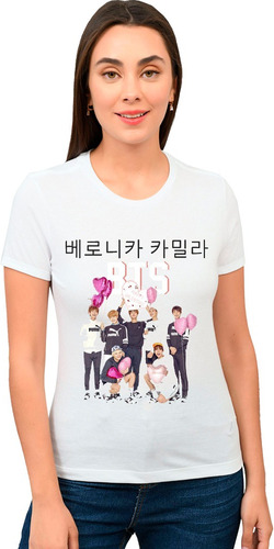 Playera Bts Bangtan Boys Grupos Musicales Diseño 002 Beloma