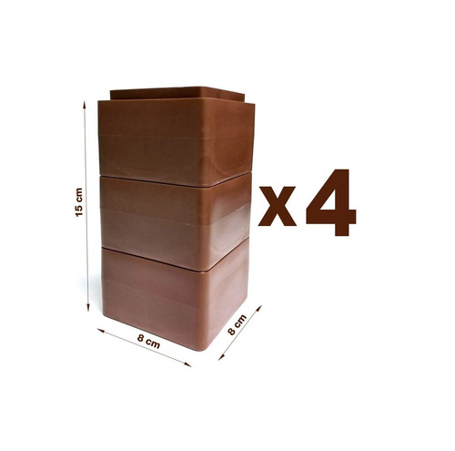 Imagen 2 de 9 de Tacos Para Elevar Cama X 3 Unidad Regulables (4 Tacos)