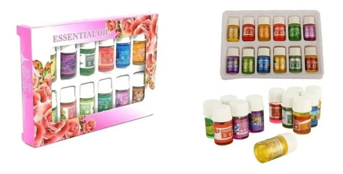 Kit Esencias 12pz Jazmin,lavanda,sandalo Para Humidificador