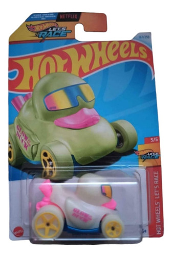 Hot Wheels Duck N´ Roll Fluorescencia Glow Pato Brilla