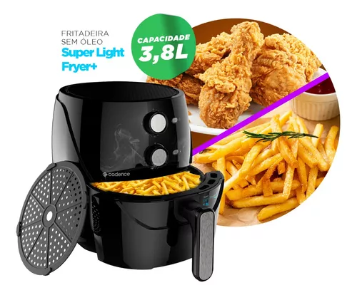 Fritadeira sem Óleo Cadence Super Light Fryer FRT555 3,8L 