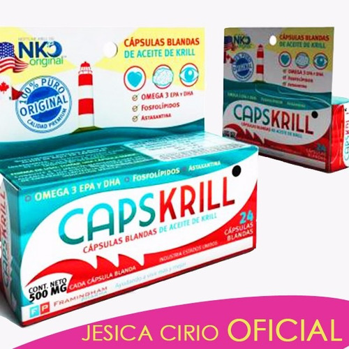 Capskrill Aceite D Krill Omega 3 Jesica Cirio Fitness Ofic.
