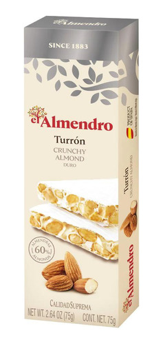 Turron Español Duro El Almendro 75gr