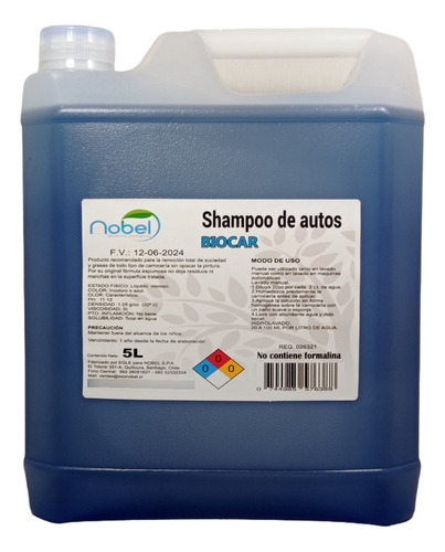 Shampoo Auto / Espumoso / Matic O Manual / 5 Litros