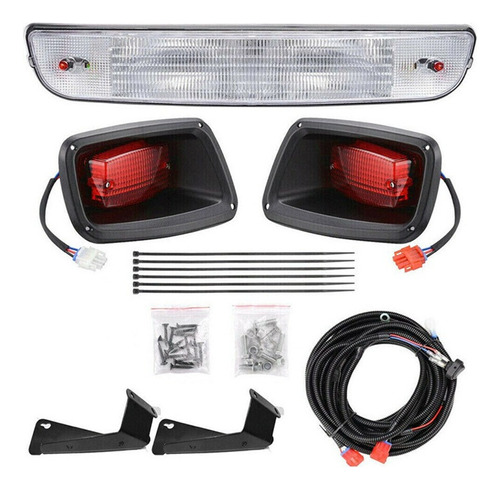 Kit De Faros Led Y Luces Traseras Para Carrito De Golf