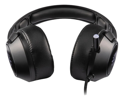 Audífonos Manos Libres Onikuma K9 Gamer Negro Con Luz Led Negro