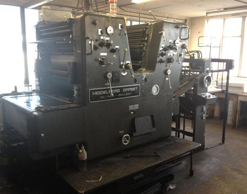 Maquina Imprenta Heidelberg Sork Z 2 Colores 1978