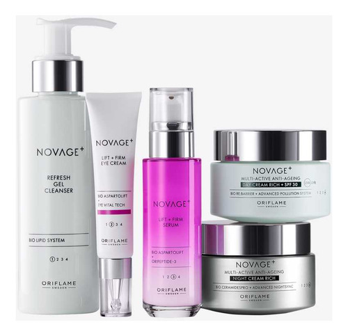 Set Novage + E. Lifting Oriflame 45/55 Años+ Envío Gratis 