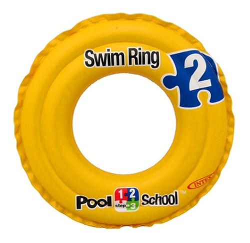 Flotador Inflable Aro Intex Deluxe Swim Ring 51 Cm