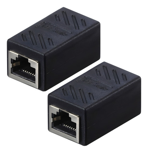 2 Piezas. Cople Rj45 Cat5 5e 6 7 Alargador Cable Unión Red