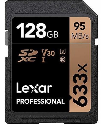 Tarjeta Profesional Lexar 633x 128 Gb Sdxc Uhs-i