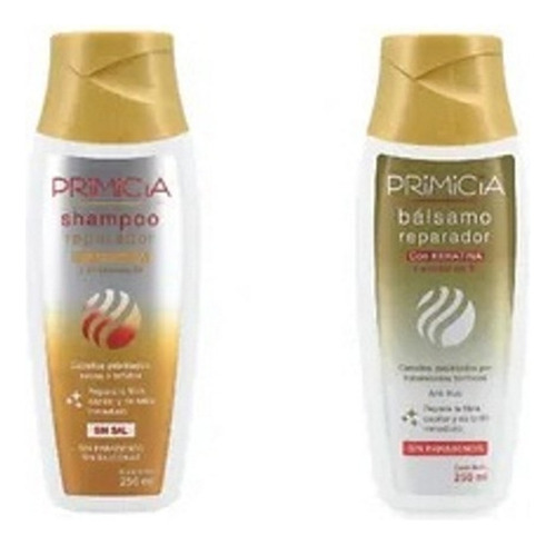 Shampoo Y Balsamo Reparador Con Keratina