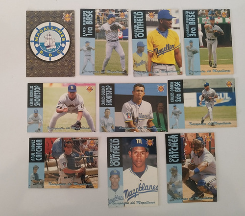 Barajitas De Coleccion Beisbol Line-up Lvbp 96-97 Lote 1