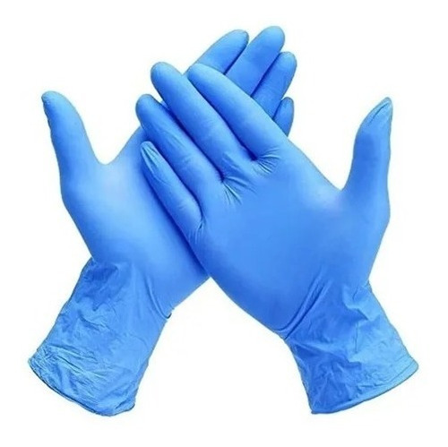 Guantes De Nitrilo Azul Zubiola X Caja De 50 Und  Calibre 12