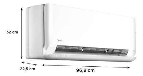 Split Muro Inverter Midea Breezeless18k Con Wifi